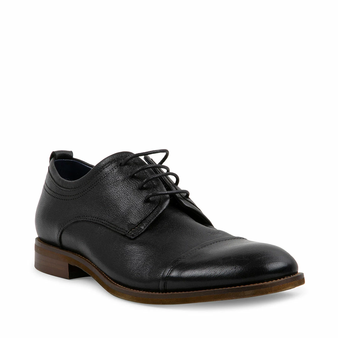 SteveMadden DOAK BLACK LEATHER All New