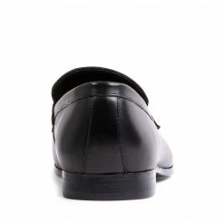 SteveMadden DOLLAS BLACK LEATHER MEN'S SHOES