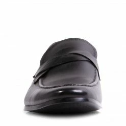 SteveMadden DOLLAS BLACK LEATHER MEN'S SHOES