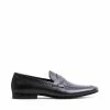 SteveMadden DOLLAS BLACK LEATHER MEN'S SHOES