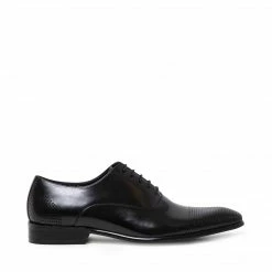 SteveMadden MEN'S SHOES JAMIEE BLACK LEATHER