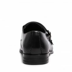 SteveMadden MEN'S SHOES JORDINN BLACK LEATHER