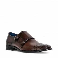 SteveMadden JORDINN BROWN LEATHER MEN'S SHOES