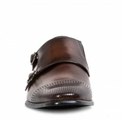 SteveMadden JORDINN BROWN LEATHER MEN'S SHOES