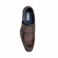 SteveMadden JORDINN BROWN LEATHER MEN'S SHOES