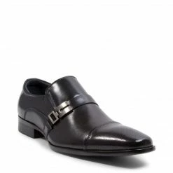 SteveMadden JORDYY BLACK LEATHER MEN'S SHOES