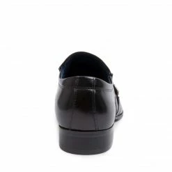 SteveMadden JORDYY BLACK LEATHER MEN'S SHOES