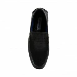 SteveMadden All New MAKKAR BLACK LEATHER