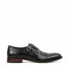 SteveMadden MEN'S SHOES MOORE BLACK LEATHER