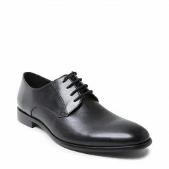 SteveMadden PHOENIX BLACK LEATHER MEN'S SHOES