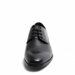 SteveMadden PHOENIX BLACK LEATHER MEN'S SHOES