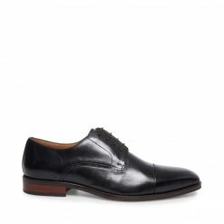 SteveMadden PLOT BLACK LEATHER