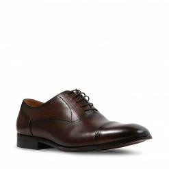 SteveMadden MEN'S SHOES PRIVATE BROWN LEATHER