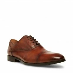 SteveMadden PRIVATE TAN LEATHER MEN'S SHOES