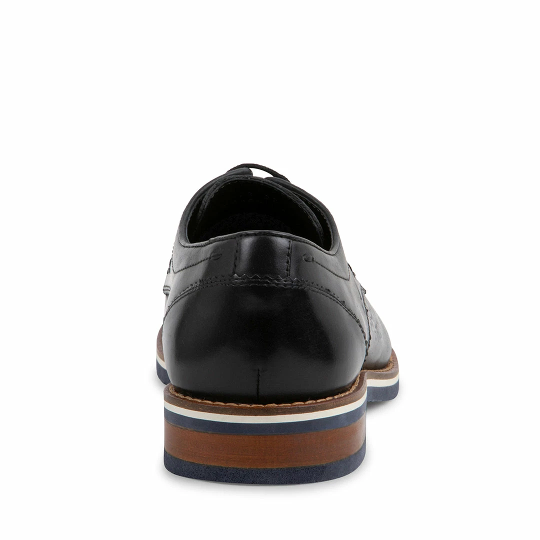 SteveMadden RODRICK BLACK LEATHER MEN'S SHOES