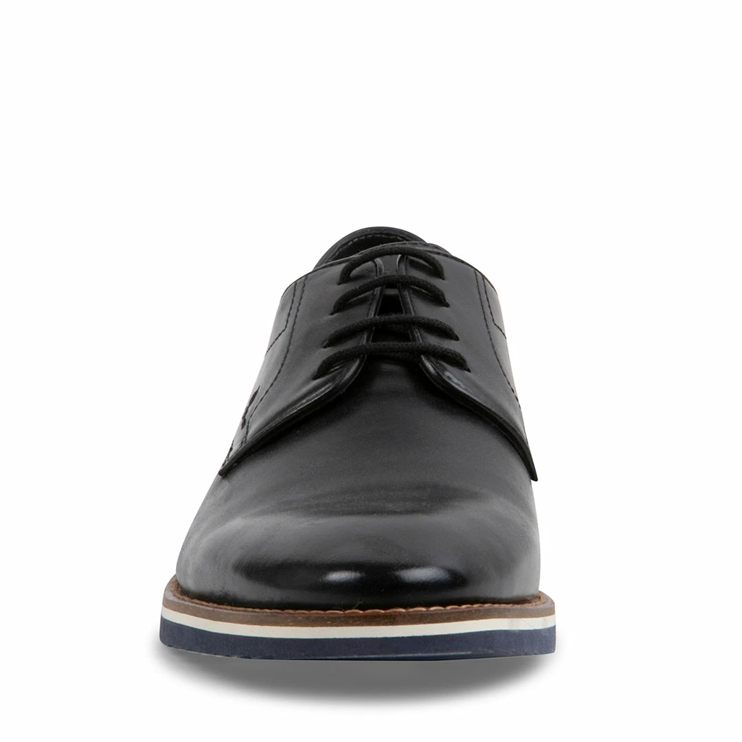 SteveMadden RODRICK BLACK LEATHER MEN'S SHOES
