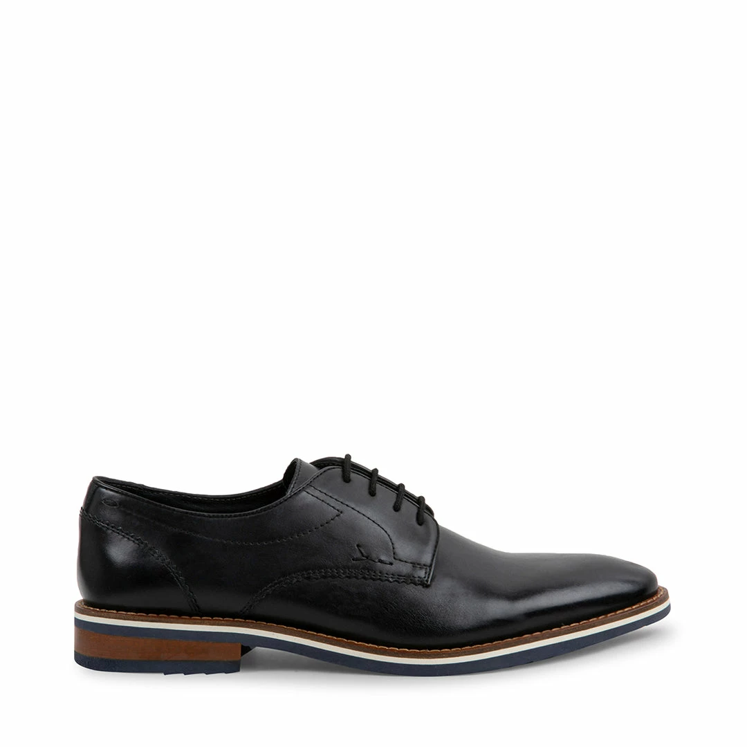 SteveMadden RODRICK BLACK LEATHER MEN'S SHOES