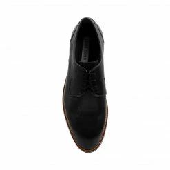 SteveMadden RODRICK BLACK LEATHER MEN'S SHOES