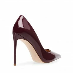 SteveMadden VALA BURGUNDY PATENT The Wedding Edit