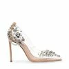 SteveMadden VERONICKA CLEAR Rhinestones