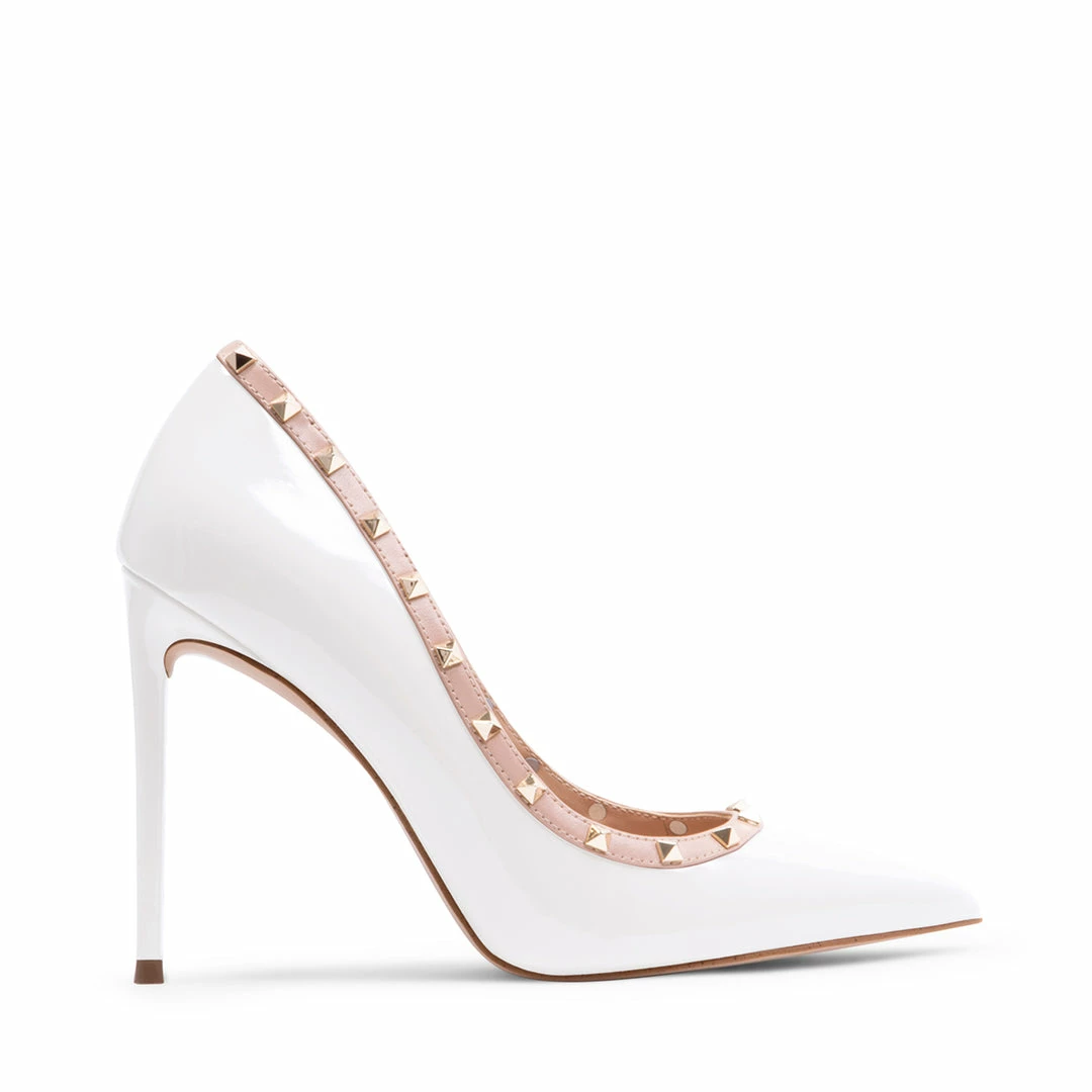 SteveMadden VIVVAA WHITE PATENT The Wedding Edit