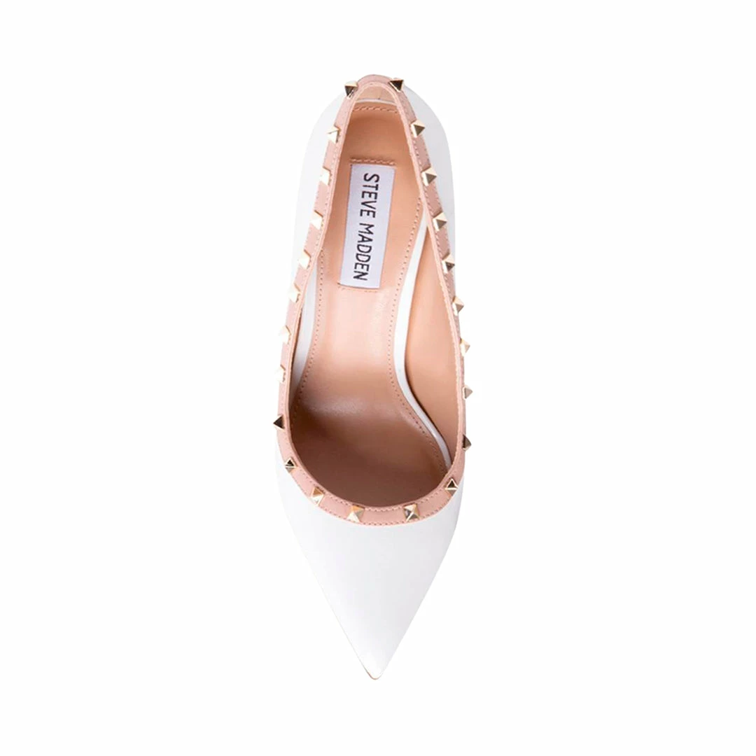 SteveMadden VIVVAA WHITE PATENT The Wedding Edit