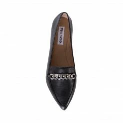 SteveMadden WOMEN'S SHOES FARRELL BLACK LEATHER