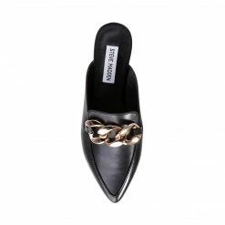 SteveMadden All New FEARN BLACK LEATHER