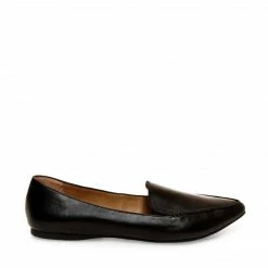 SteveMadden All New FEATHER BLACK LEATHER