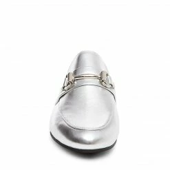 SteveMadden KANDI SILVER LEATHER