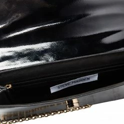 SteveMadden BWORLDLY BLACK PATENT All New