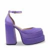 SteveMadden CHARLIZE PURPLE SATIN