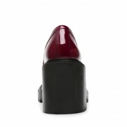 SteveMadden OBSIDIAN BURGUNDY PATENT All New