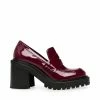 SteveMadden OBSIDIAN BURGUNDY PATENT All New