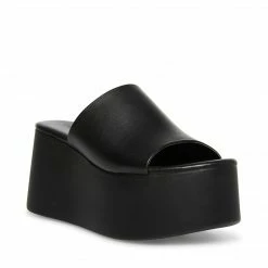 SteveMadden All New CHRISTA BLACK LEATHER
