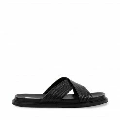 SteveMadden DERANO BLACK LEATHER