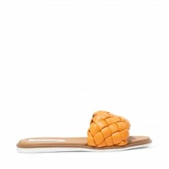 SteveMadden PAISLEE ORANGE Braided Babes