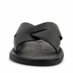 SteveMadden SAHARA2 BLACK LEATHER