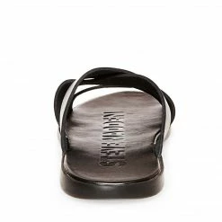 SteveMadden All New STRAPPS BLACK LEATHER