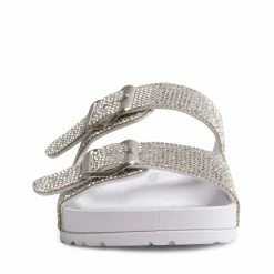 SteveMadden Rhinestones TEDDYR WHITE