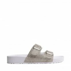 SteveMadden Rhinestones TEDDYR WHITE