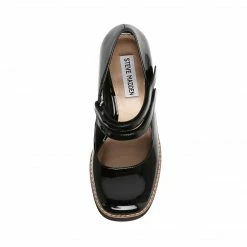 SteveMadden TWICE BLACK PATENT
