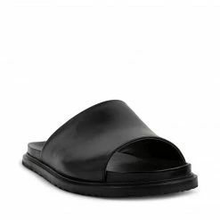 SteveMadden DAYTONA BLACK LEATHER All New