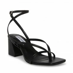 SteveMadden All New ALAINA BLACK LEATHER