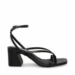 SteveMadden All New ALAINA BLACK LEATHER