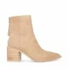 SteveMadden WOMEN'S SHOES AQUARIUS TAN SUEDE