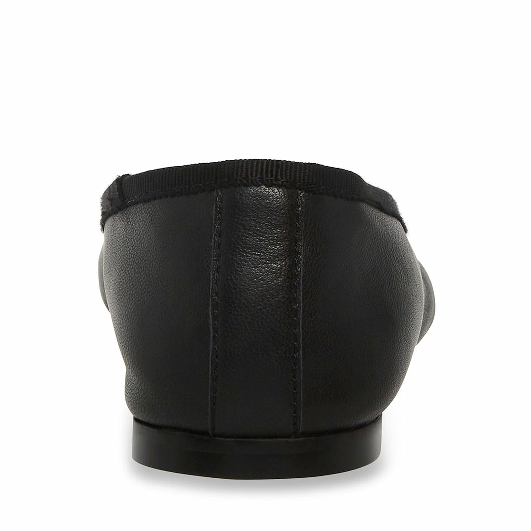 SteveMadden WOMEN'S SHOES BLOSSOMS BLACK LEATHER