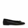 SteveMadden WOMEN'S SHOES BLOSSOMS BLACK LEATHER