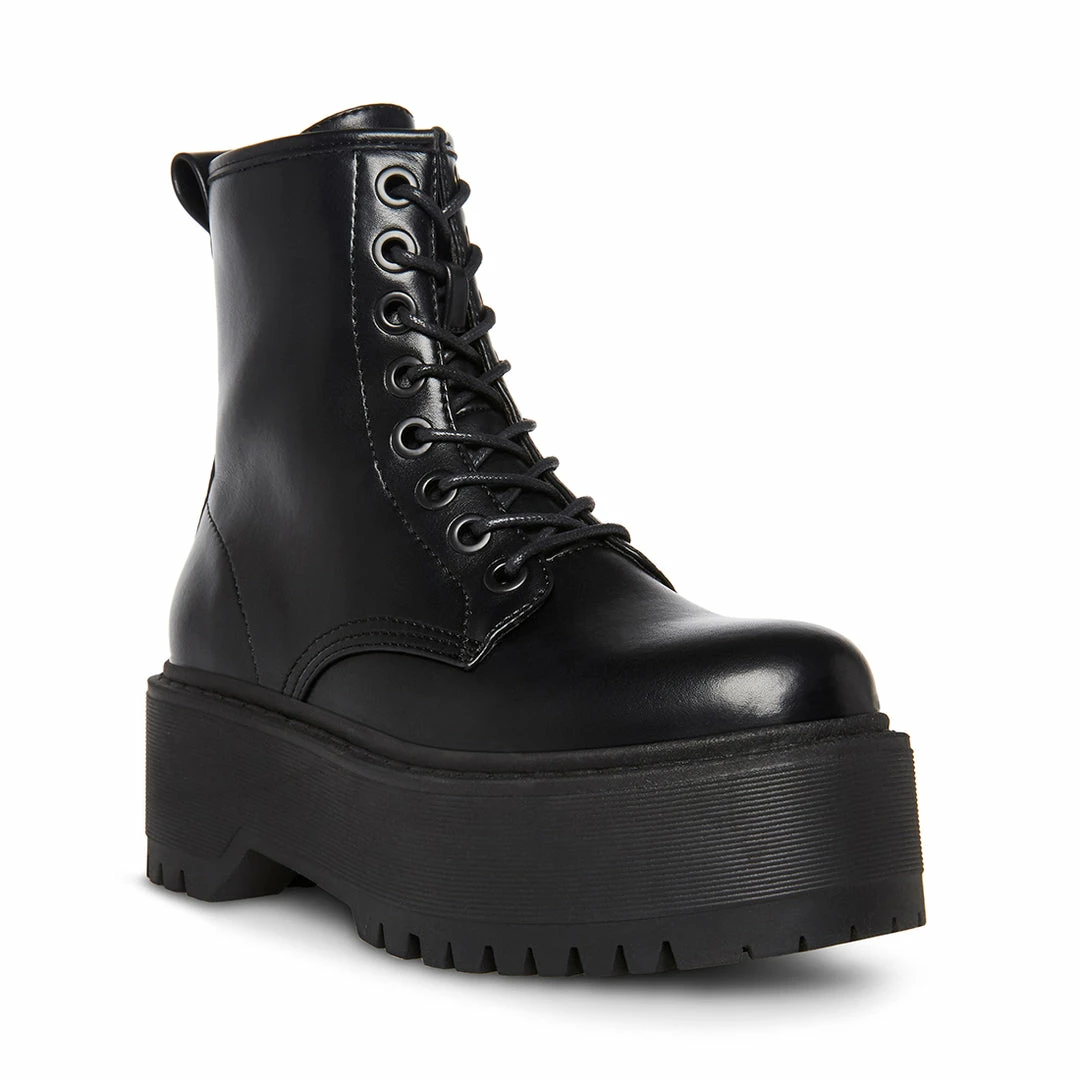 SteveMadden BRAXTYN BLACK Super Platforms