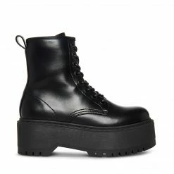 SteveMadden BRAXTYN BLACK Super Platforms
